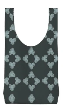 Saunter: Fanned Fauna in Blueberry Repeat Pattern - Image 3