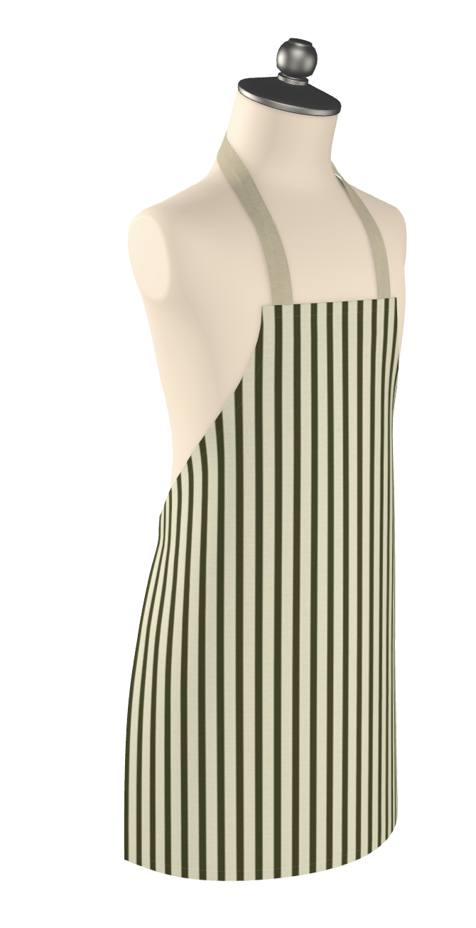 Saunter: Cabana Stripe in Vanilla Bean Repeat Pattern - Image 3