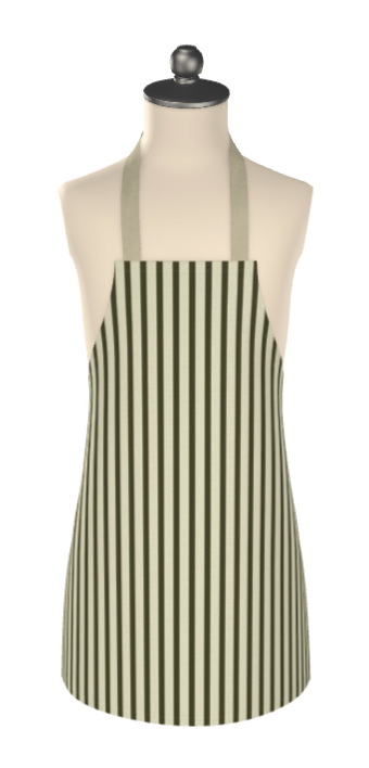 Saunter: Cabana Stripe in Vanilla Bean Repeat Pattern - Image 4