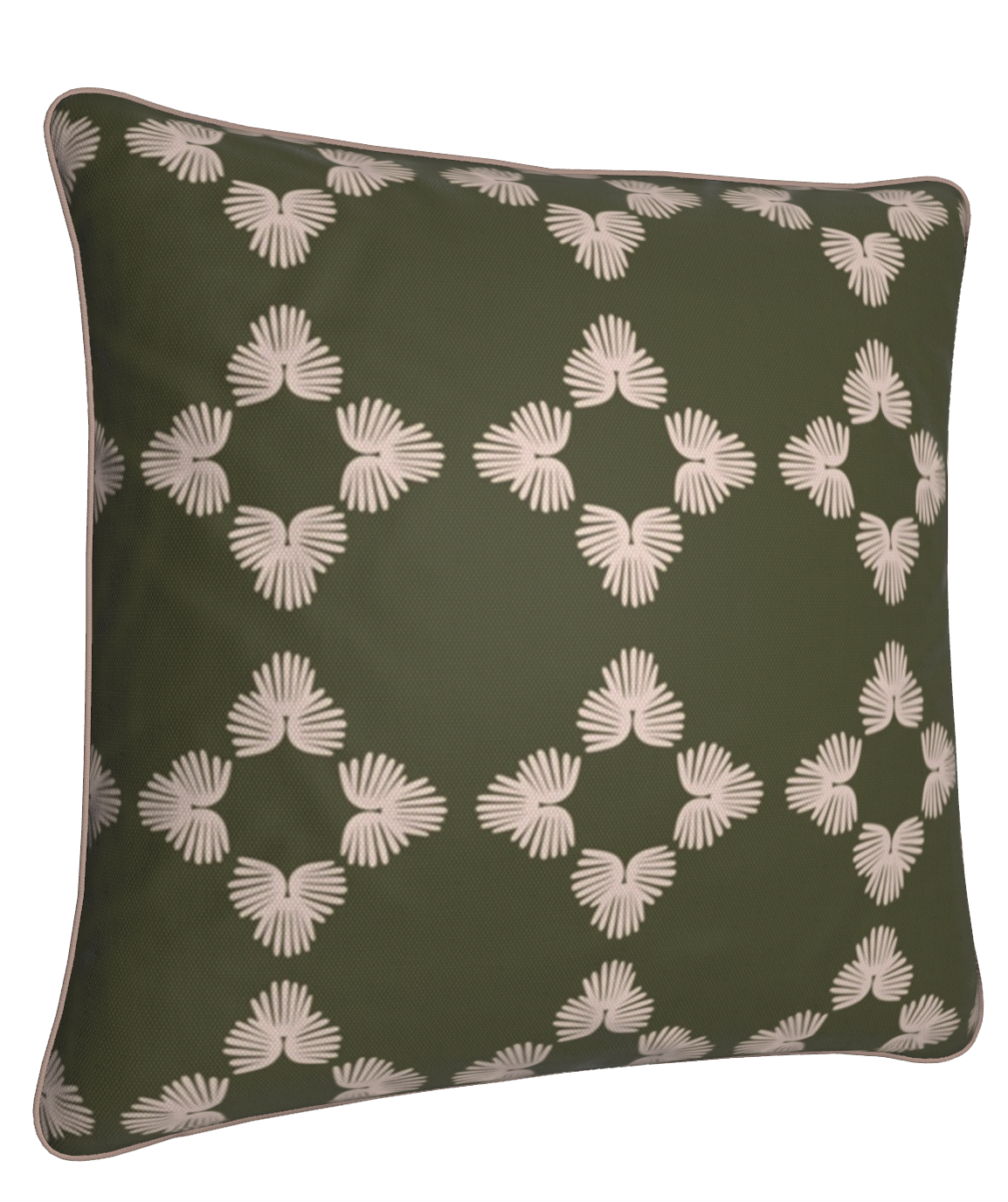 Saunter: Fanned Fauna in Morel Repeat Pattern - Image 3