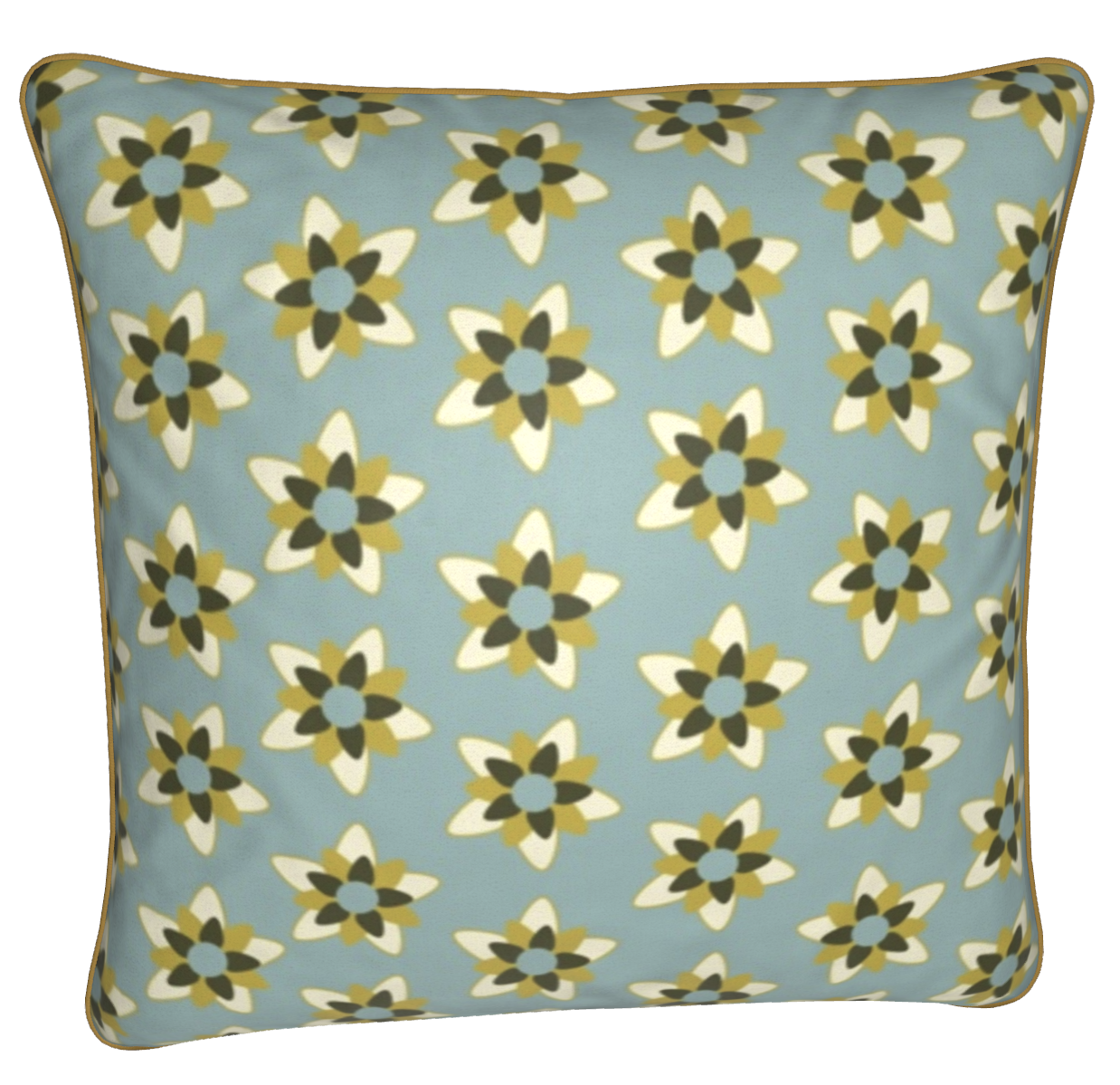 Saunter: Flora in Parisian Blue Repeat Pattern - Image 3