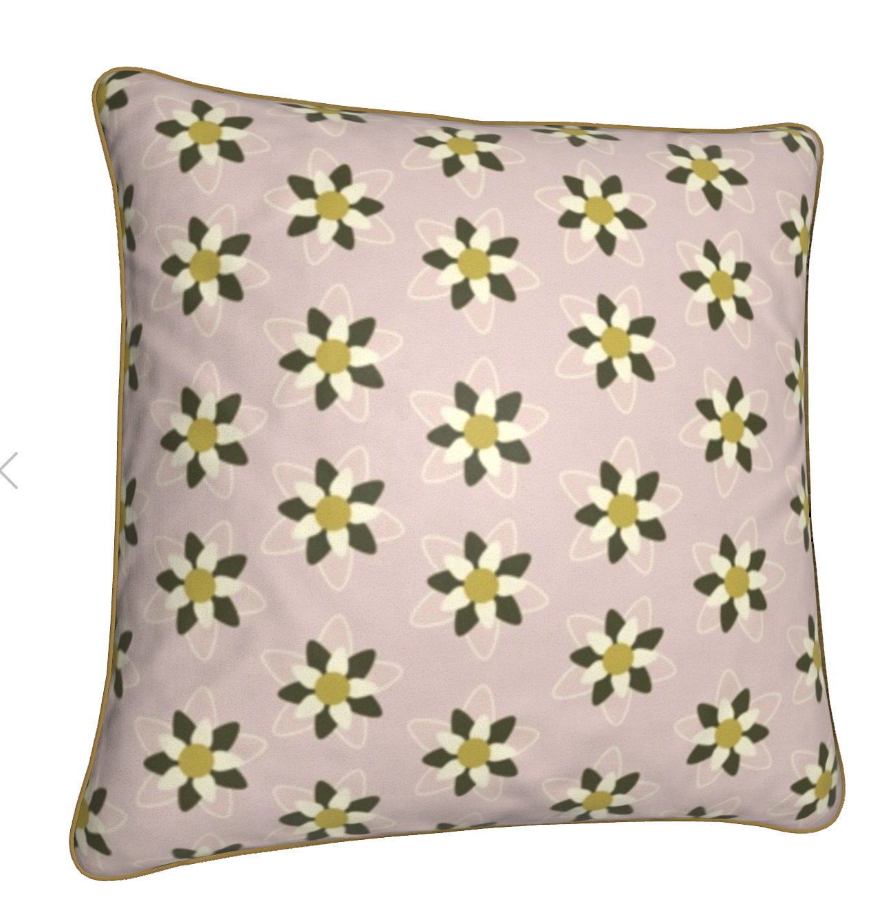 Saunter: Flora in Strawberry Chiffon Repeat Pattern - Image 3