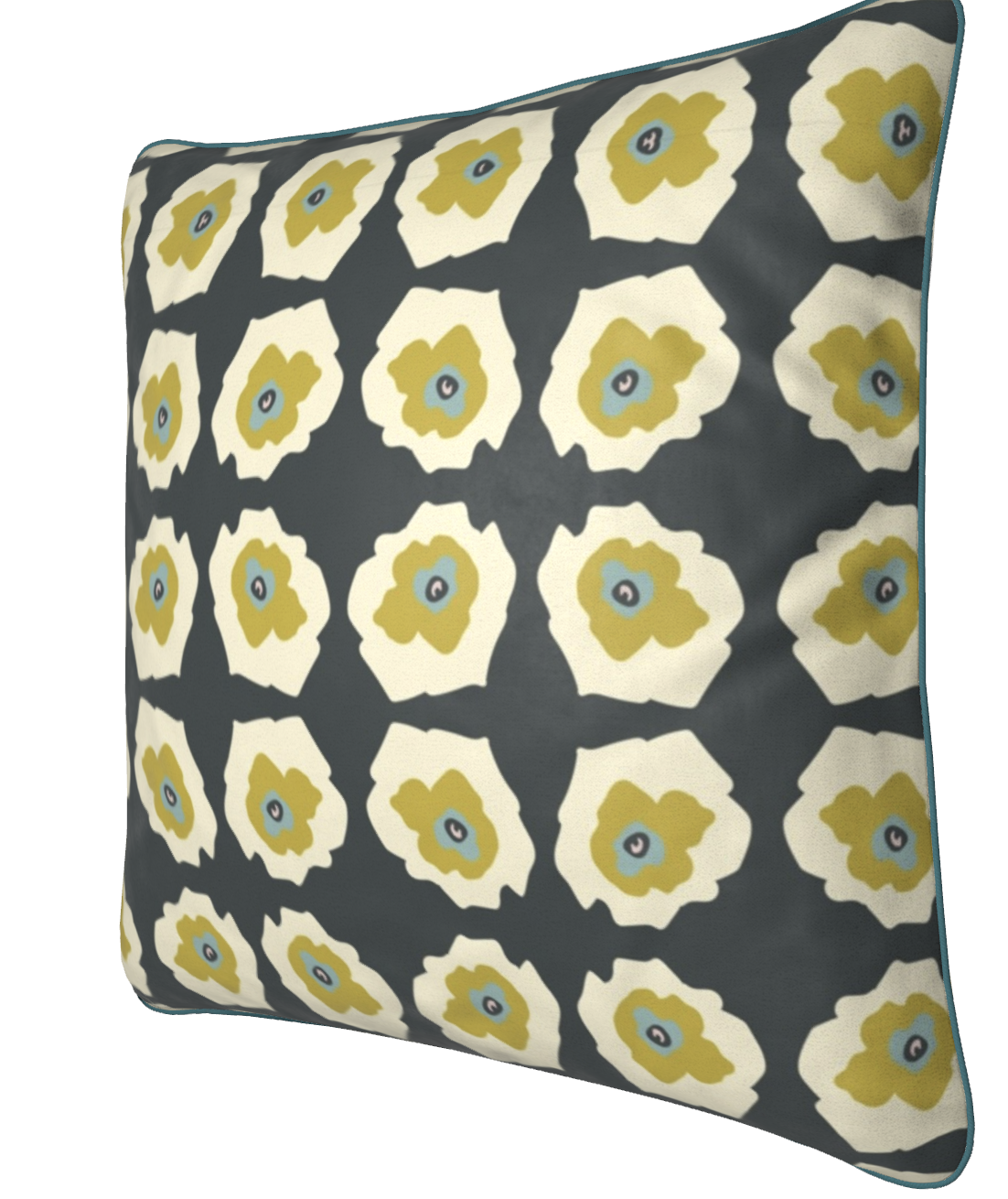 Saunter: Fresh Cut in Blueberry Repeat Pattern - Image 2