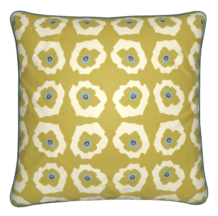 Saunter: Fresh Cut in Vanilla Bean Repeat Pattern - Image 2