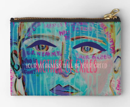 Mother of Exiles Carry-All Zipper Pouch