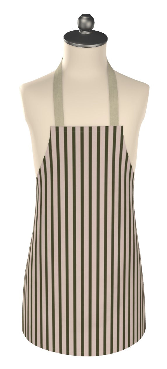 Saunter: Cabana Stripe in Strawberry Chiffon Repeat Pattern - Image 6