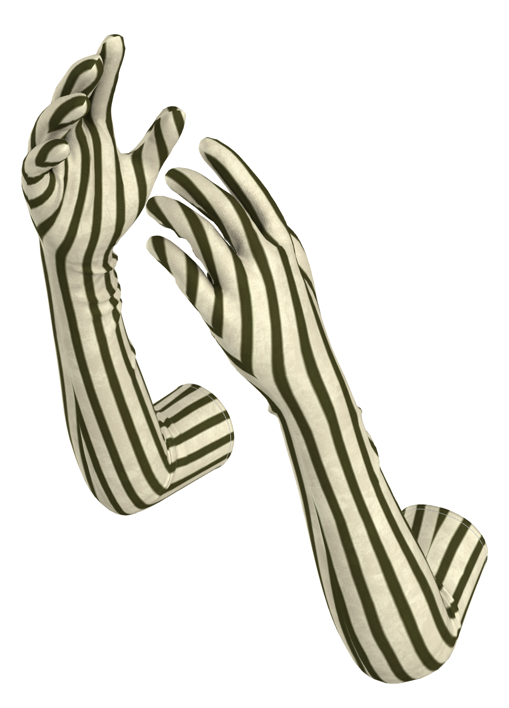 Saunter: Cabana Stripe in Vanilla Bean Repeat Pattern - Image 5