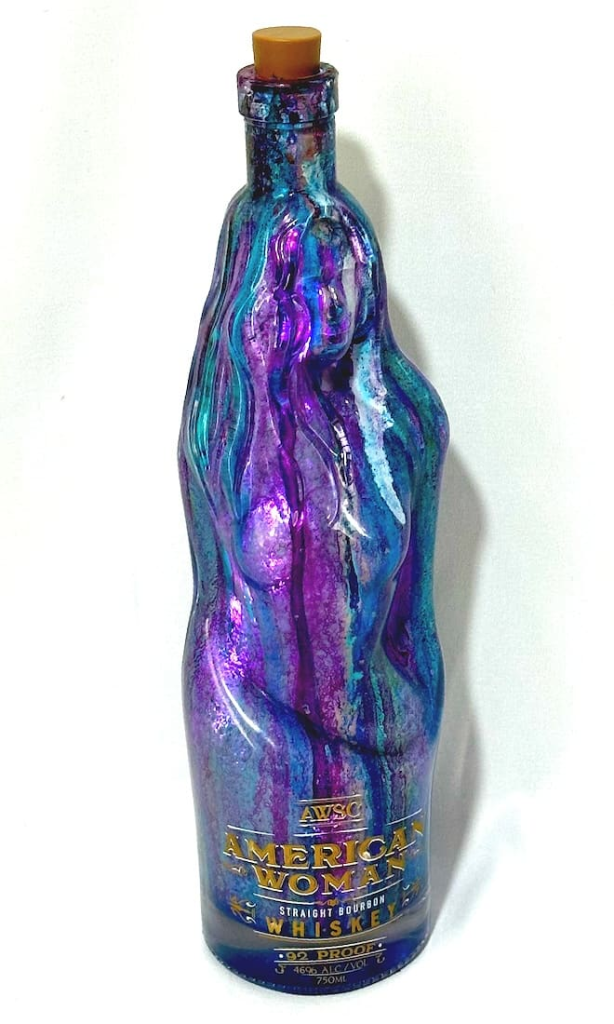 Jen Haefeli Spectrum_American Woman Whiskey Bottle, 2024